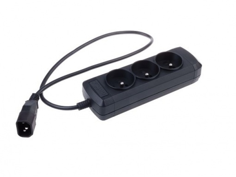 Zdjęcie produktu: Listwa zasilająca Natec Extreme Media UP3 NSP-0517 0.6m UPS, 3 gniazda, czarna