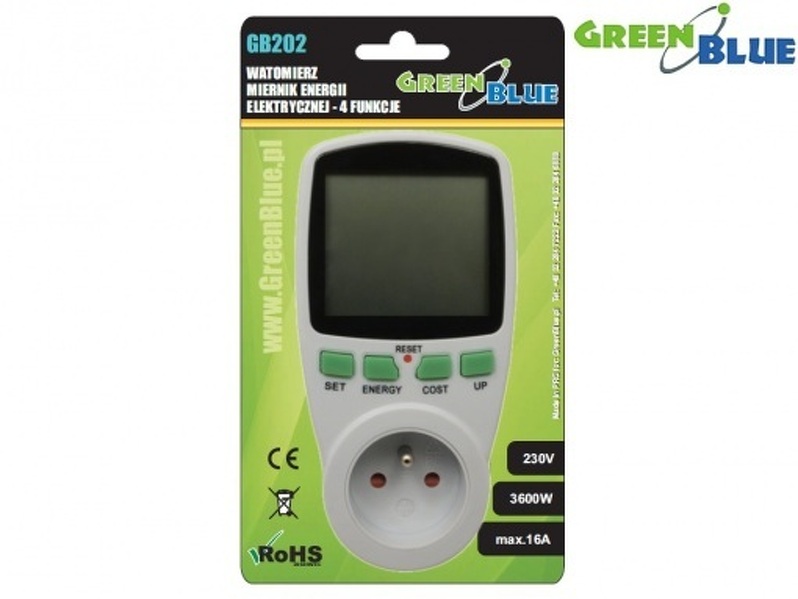 Zdjęcie produktu: GreenBlue GB202, watomierz z LCD, miernik