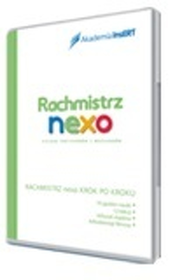 Zdjęcie produktu: InsERT Rachmistrz nexo krok po kroku