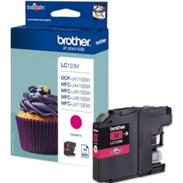 Zdjęcie produktu: Tusz Brother .LC123M LC-123M Magenta 600stron Zdjęcie produktu: Tusz Brother .LC123M LC-123M Magenta 600stron