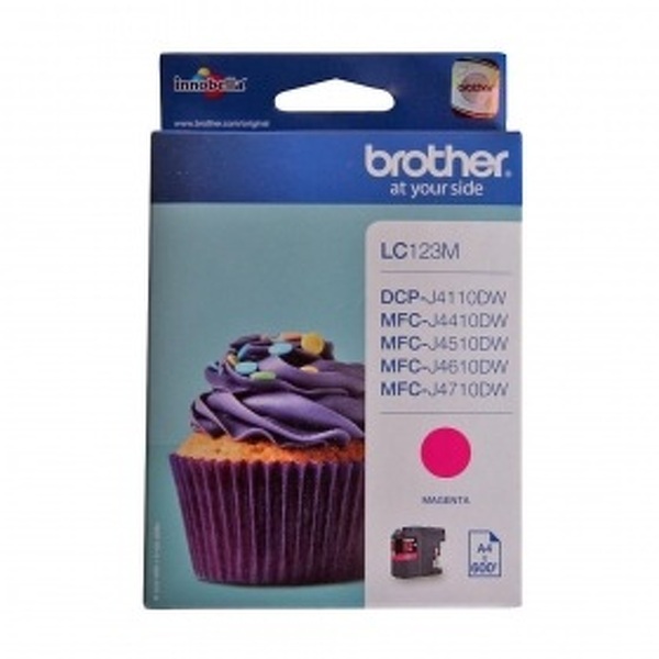 Zdjęcie produktu: Tusz Brother .LC123M LC-123M Magenta 600stron Zdjęcie produktu: Tusz Brother .LC123M LC-123M Magenta 600stron