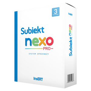 Miniatura produktu: InsERT Subiekt nexo PRO 3Stan