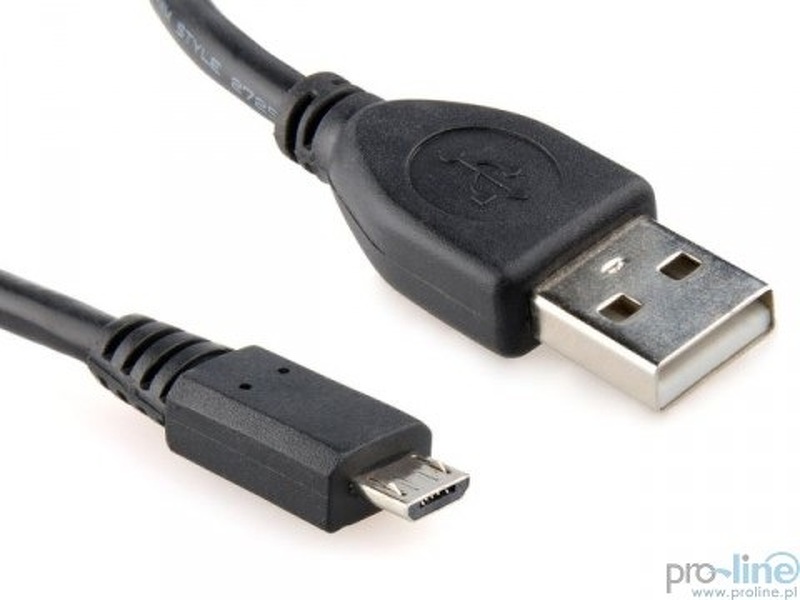 Zdjęcie produktu: Gembird CC-MUSB2D-0.3M Kabel Micro USB AM-MBM5P 2.0 Easy USB 0.3m