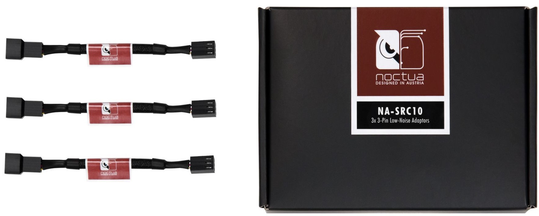 Noctua NA-SRC10 Adapter Low-Noise 3-Pin 3szt