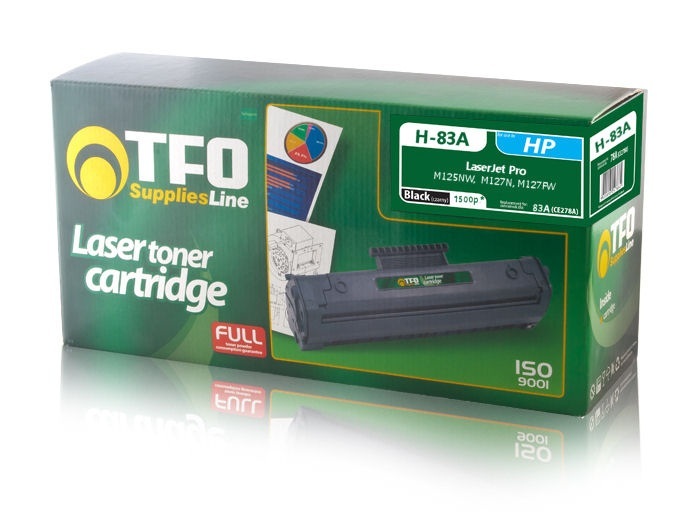 Toner TFO H-83A HP 83A (CF283A) Black 1500stron Toner TFO H-83A HP 83A (CF283A) Black 1500stron
