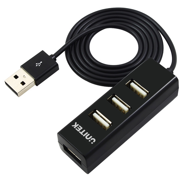 Zdjęcie produktu: Unitek HUB 4x USB 2.0 mini czarny (Y-2140)