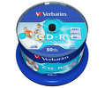 Płyta Verbatim CD-R 700MB x52 50szt DataLife+AZO Print NO ID