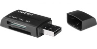 Miniatura zdjęcia: Czytnik kart Natec Mini Ant 3 Black USB 2.0 SDHC, mmC, M2, MicroSD, NCZ-0560 Miniatura zdjęcia: Czytnik kart Natec Mini Ant 3 Black USB 2.0 SDHC, mmC, M2, MicroSD, NCZ-0560