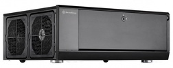 Miniatura zdjęcia: Obudowa SilverStone Grandia GD10 Czarna HTPC (SST-GD10B)