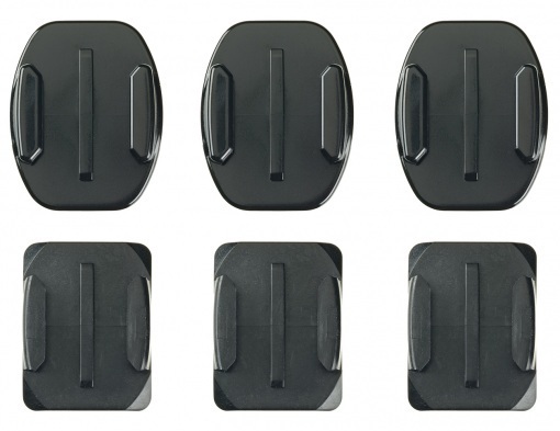 GoPro Curved + Flat Adhesive Mounts - zakrzywione i płaskie mocowania na przylepce