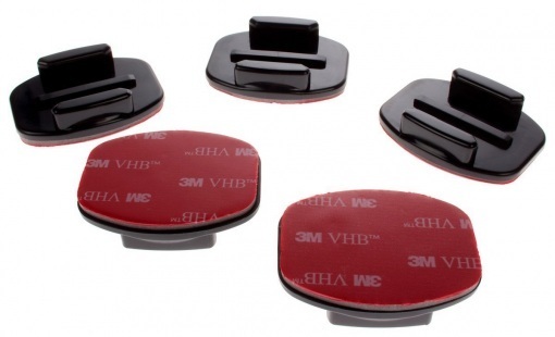 GoPro Curved + Flat Adhesive Mounts - zakrzywione i płaskie mocowania na przylepce