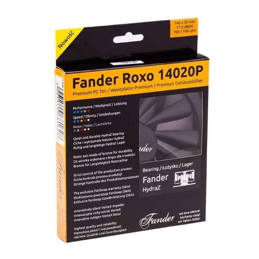 Wentylator Fander Roxo 14020P 140mm FRX3-14020P PWM 700-1700rpm