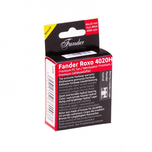 Wentylator Fander Roxo 4020H 40mm FRX3-4020H 4000rpm Wentylator Fander Roxo 4020H 40mm FRX3-4020H 4000rpm