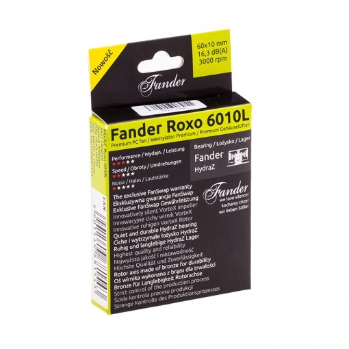 Wentylator Fander Roxo 6010L 60mm FRX3-6010L 3000rpm