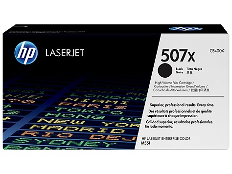 Toner HP 507X CE400X Black