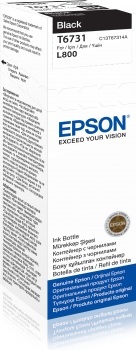 Butelka z tuszem Epson T6731 C13T67314A Black L800 70ml ! Butelka z tuszem Epson T6731 C13T67314A Black L800 70ml !