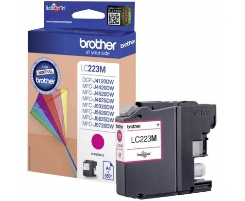 Tusz Brother LC223M LC-223M Magenta 550stron !