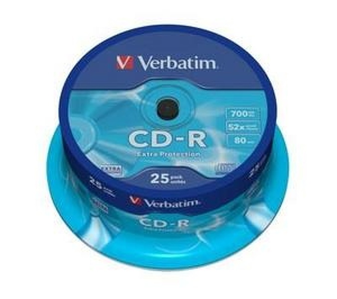 Zdjęcie produktu: Płyta Verbatim CD-R 700MB x52 25szt