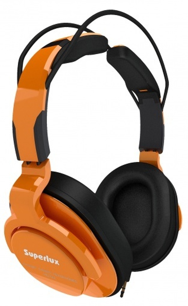 Zdjęcie produktu: SuperLux HD661 Orange, zamknięte słuchawki nauszne