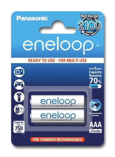 Panasonic Eneloop R03/AAA 750mAh - opak. 2 akumulatorki (BK-4MCCE-2BE)