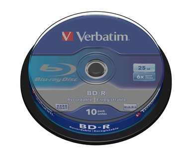 Miniatura produktu: Verbatim BLU-RAY BD-R 25GB x6 10szt Miniatura produktu: Verbatim BLU-RAY BD-R 25GB x6 10szt