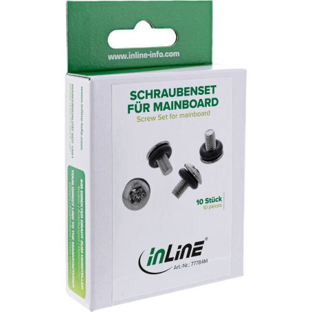 InLine Motherboard Kit, zestaw śrubek 5mm M3 (10szt) do płyty głównej