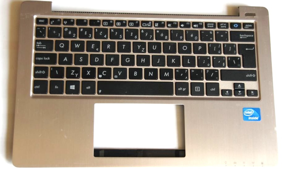Asus X 201e (Czarna klawiatura) Obudowa palmrest.