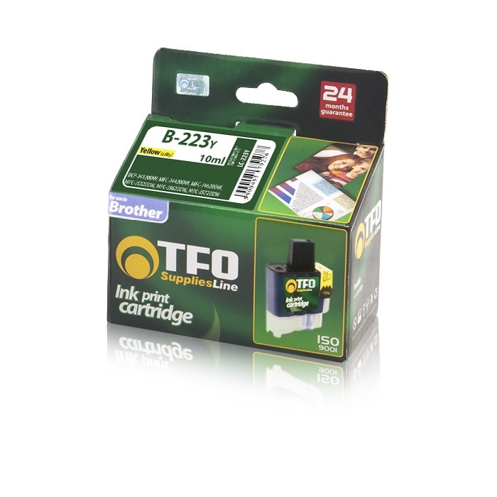 Tusz TFO B-223Y Brother LC223 (LC223Y) Yellow 10ml