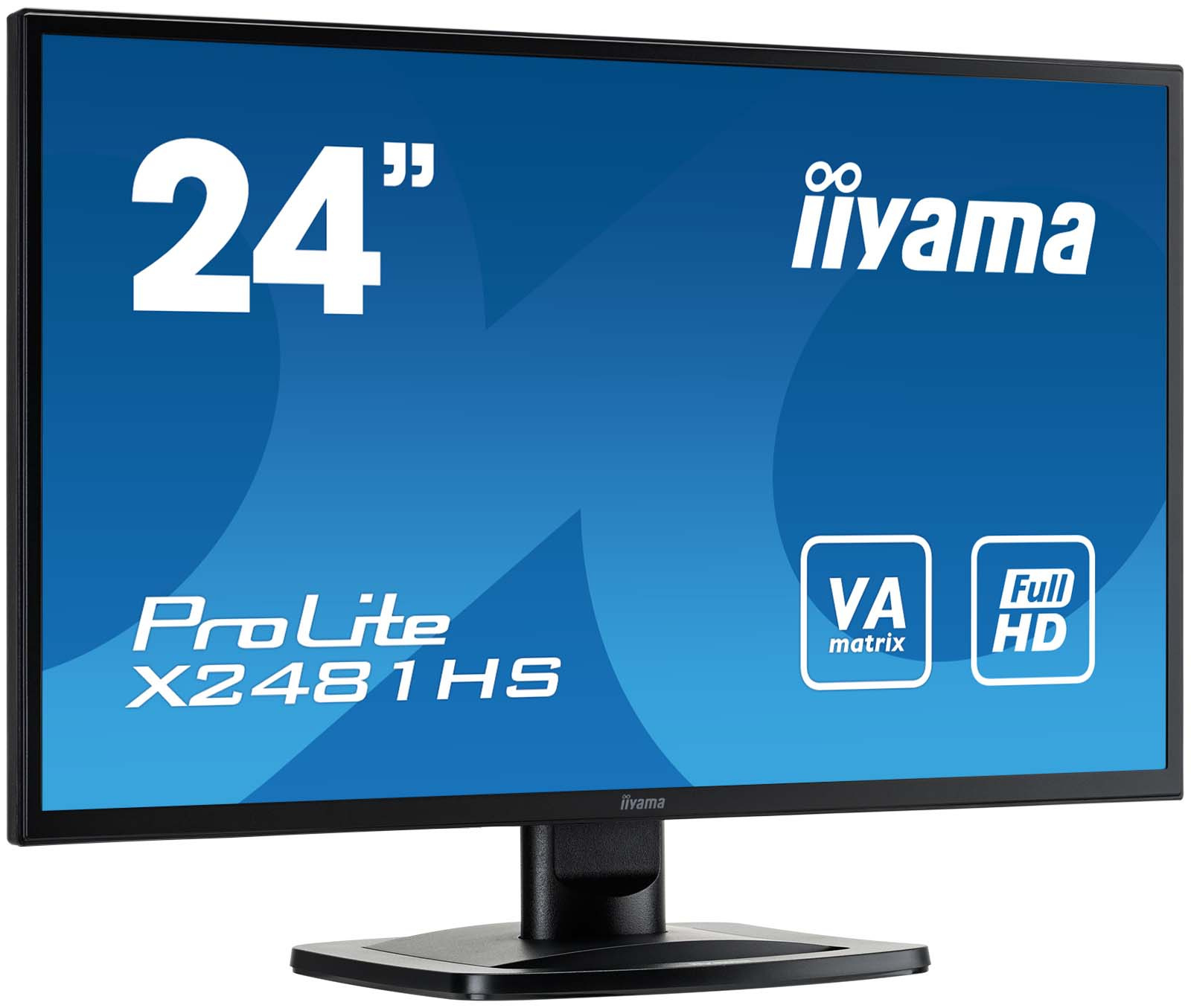 iiyama ProLite X2481HS-B1 24" FHD VA 60Hz 6ms - z gwarancją iiyama 3 lata - zero martwych pikseli 30 dni
