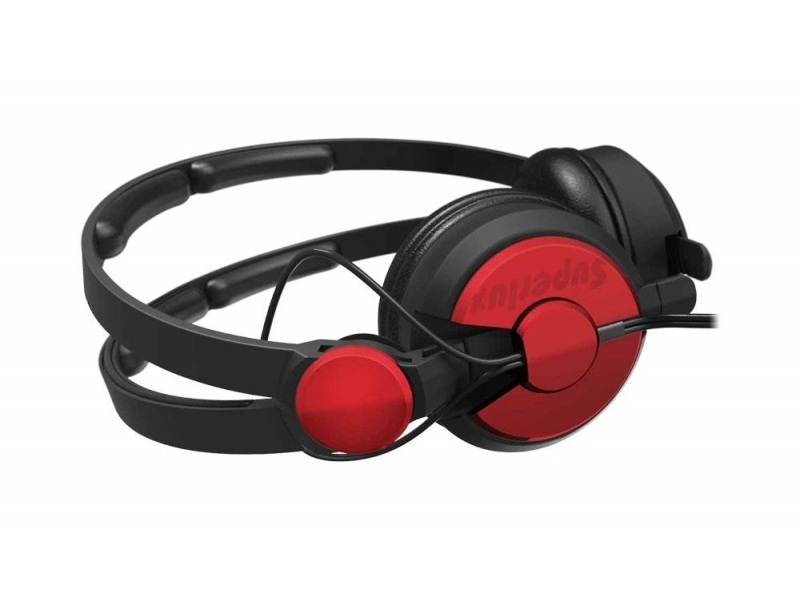 SuperLux HD562 Red, zamknięte słuchawki nauszne SuperLux HD562 Red, zamknięte słuchawki nauszne