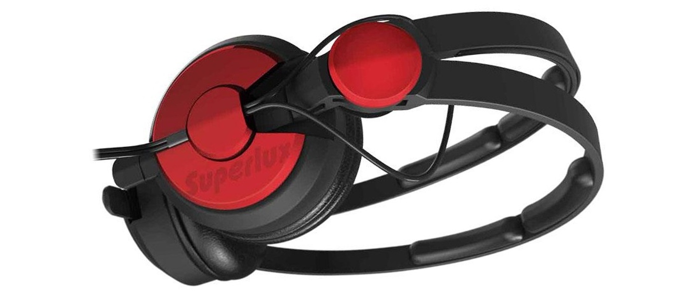 Zdjęcie produktu: SuperLux HD562 Red, zamknięte słuchawki nauszne Zdjęcie produktu: SuperLux HD562 Red, zamknięte słuchawki nauszne
