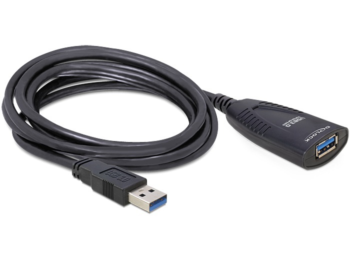Delock 83089 Przedłużacz USB AM-AF 3.0 5m Aktywny