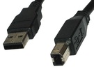 Miniatura zdjęcia: Kabel do drukarki Natec Extreme Media USB 2.0 AM-BM 1.8M Czarny (NKA-0616)