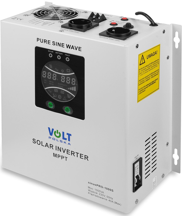 Zdjęcie produktu: Inwerter solarny Sinus Pro 1000 S 12/230V (700/1000W) + 30A MPPT (50V) Zdjęcie produktu: Inwerter solarny Sinus Pro 1000 S 12/230V (700/1000W) + 30A MPPT (50V)