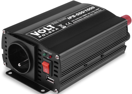 Miniatura produktu: Volt 3IPS651012 samochodowa przetwornica napięcia 500/1000W 12/230V