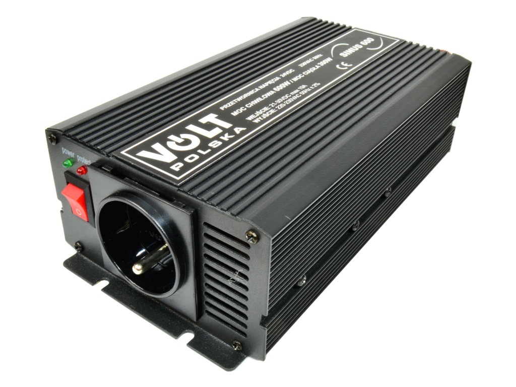 Volt 3SIP060024 SINUS-600 24V przetwornica 300/600W 24/230V