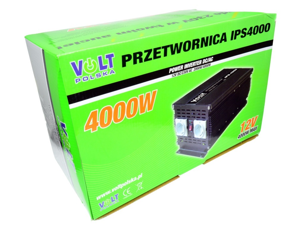 Volt 3SIP400012 SINUS-4000 12V przetwornica 2000/4000W 12/230V