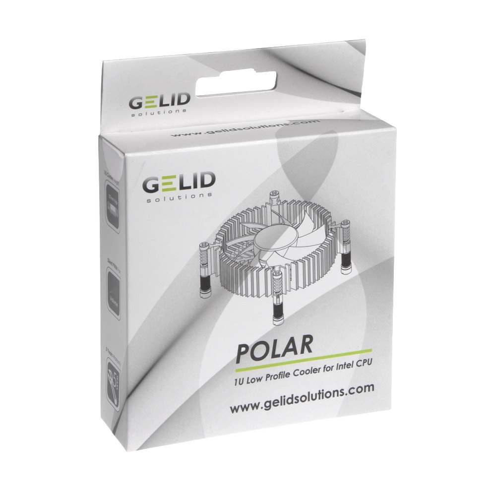Chłodzenie procesora Gelid Polar Low Profile 1U CC-Polar-01