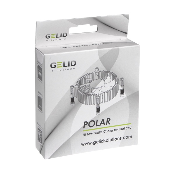 Zdjęcie produktu: Chłodzenie procesora Gelid Polar Low Profile 1U CC-Polar-01
