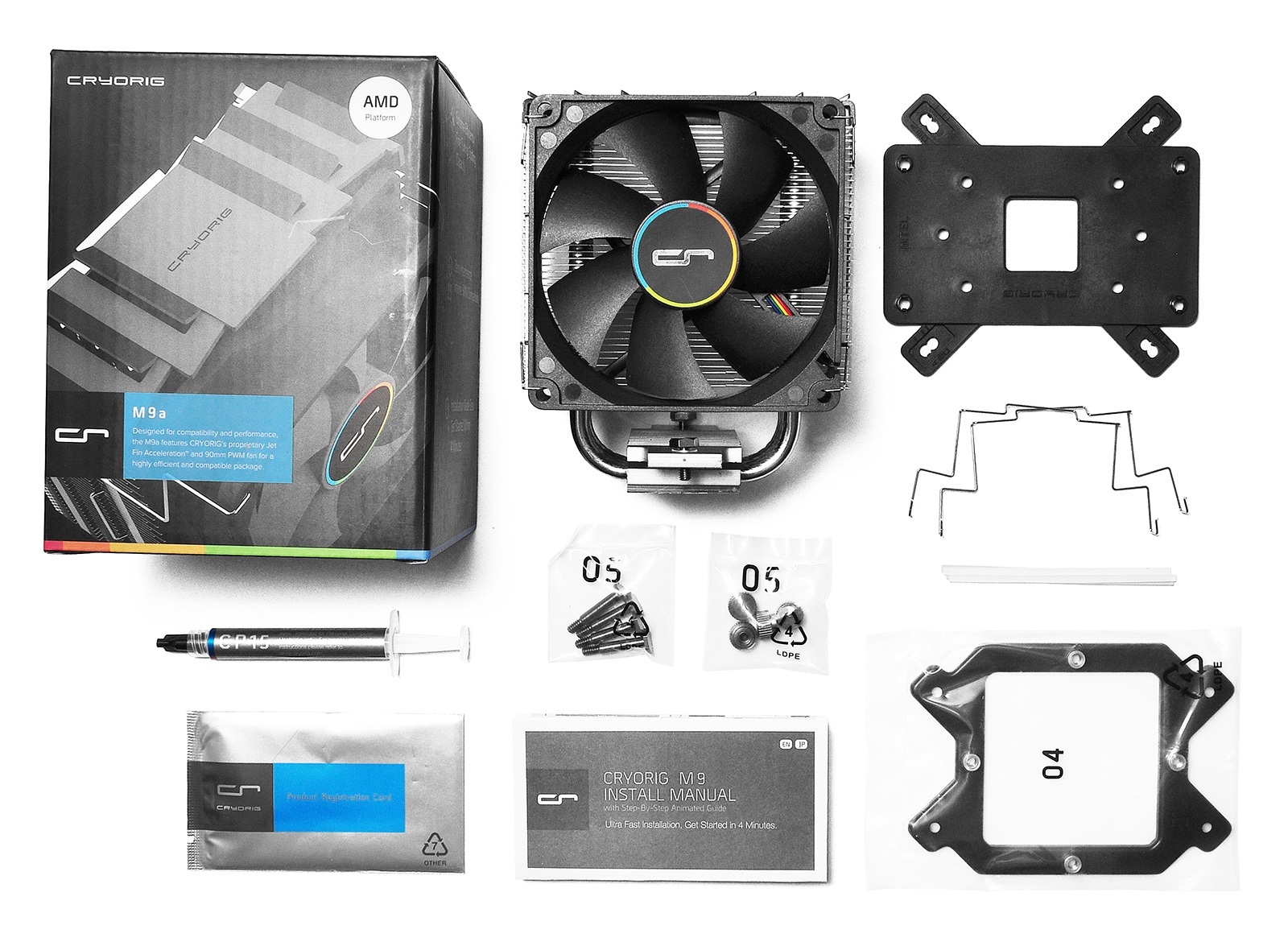 Chłodzenie procesora Cryorig M9A AMD (CR-M9A) Chłodzenie procesora Cryorig M9A AMD (CR-M9A)