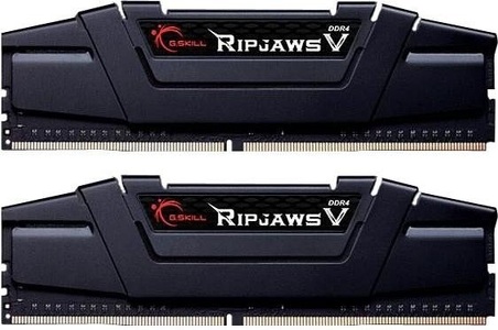 Miniatura produktu: Pamięć G.Skill RipjawsV DDR4 16GB (2x8GB) 3200MHz CL16 rev2 XMP2 Black [F4-3200C16D-16GVKB]