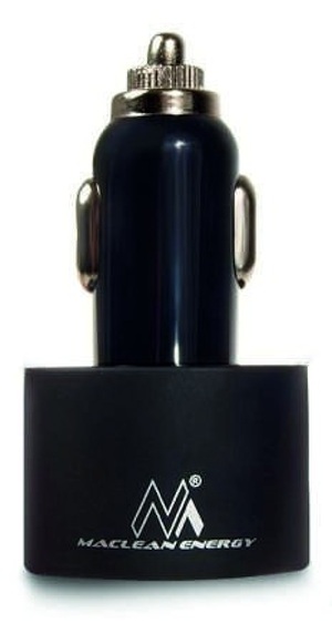 Miniatura produktu: Ładowarka USB Maclean MCE76, samochodowa 2 x USB, 5.2A, kabel lightning spiralny 1.8m