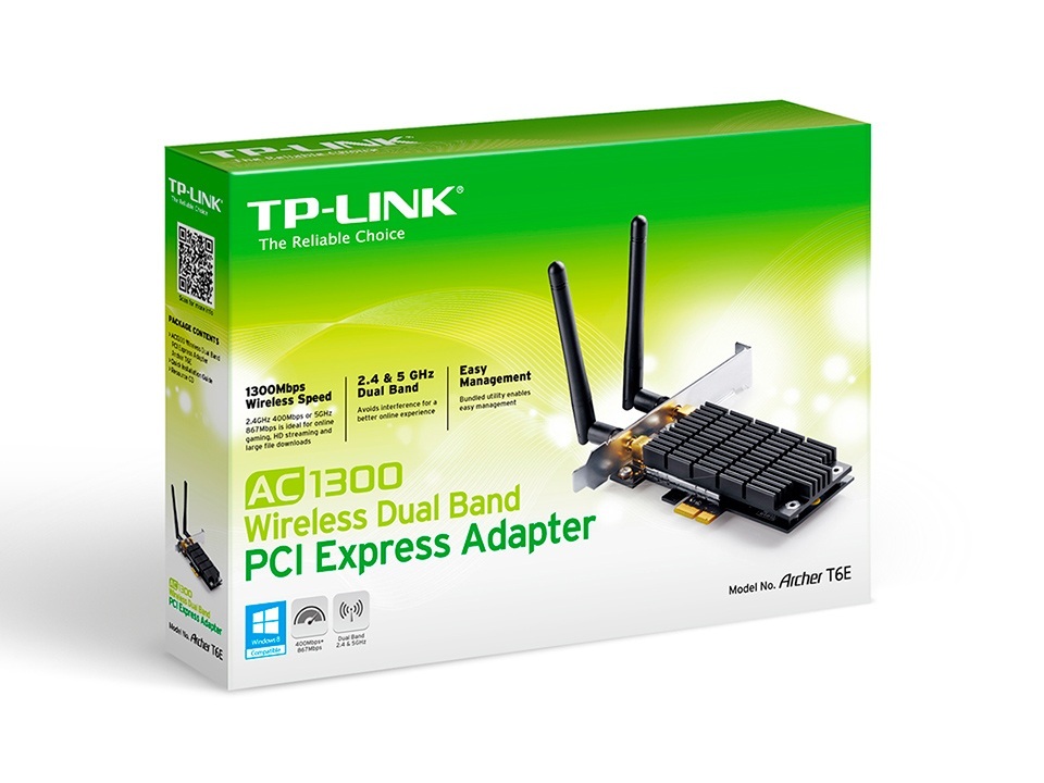 TP-Link Archer T6E karta sieciowa PCI-E AC1300