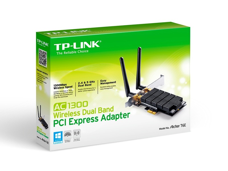 Zdjęcie produktu: TP-Link Archer T6E karta sieciowa PCI-E AC1300
