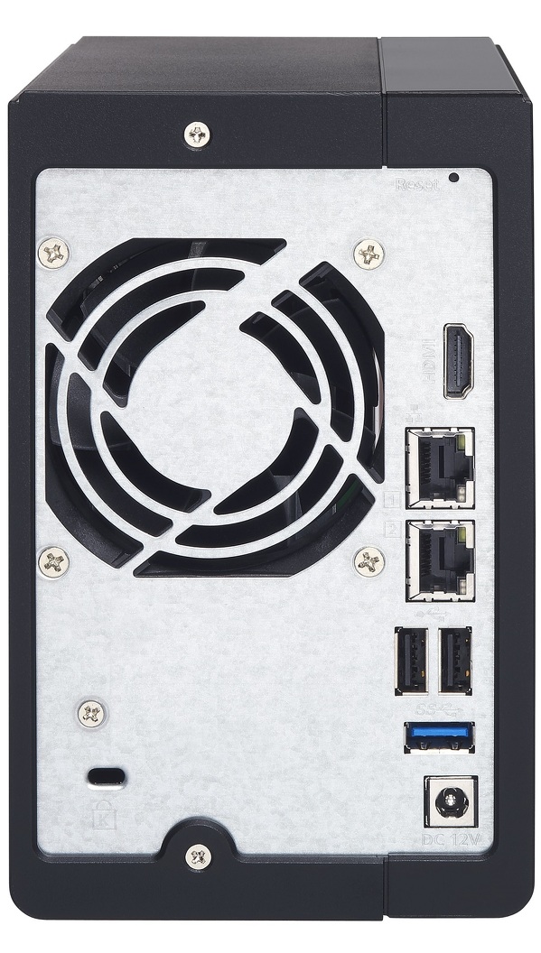 Zdjęcie produktu: Serwer plików QNAP TS-251+-2G 2-bay TurboNAS, SATA 6G, Celeron 2.0G quad, 2G RAM, 2xGbE LAN, 2xUSB 3.0, HDMI