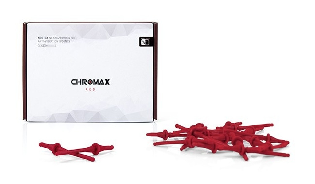 Zdjęcie produktu: Noctua NA-SAV2.Chromax.red, kołki antywibracyjne