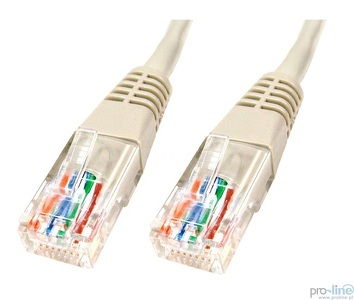 Miniatura produktu: Patch Cable (Patchcord) - kabel sieciowy ethernet RJ45 FTP 3m kat.6 Szary