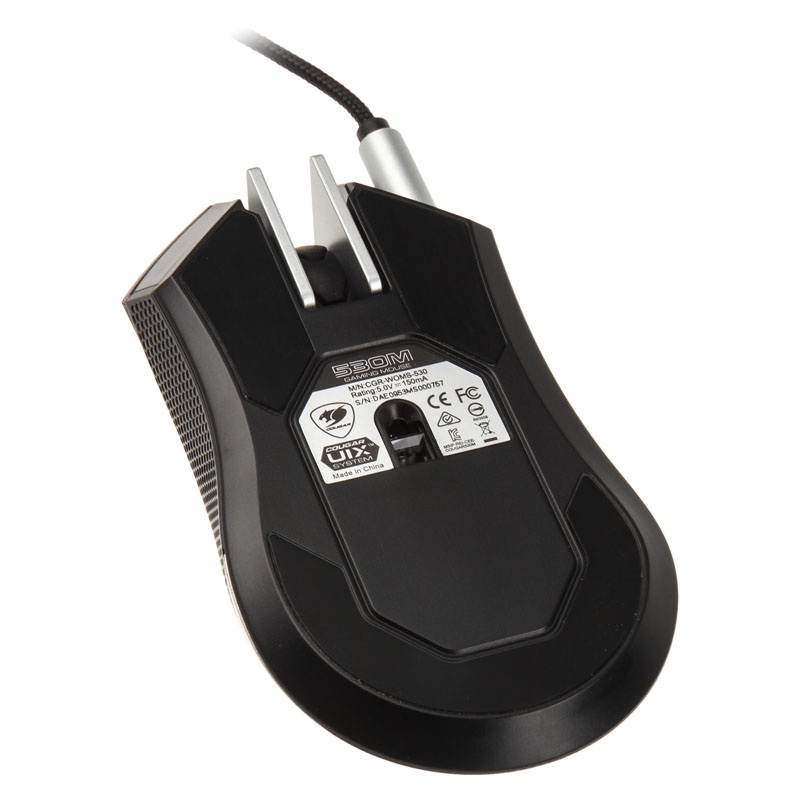 Mysz Cougar 530M gamingowa Optyczna, srebrna
