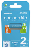 Miniatura zdjęcia: Panasonic Eneloop Lite R6/AA 950mAh - opak. 2 akumulatorki (BK-3LCCE-2BE)