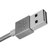 Miniatura zdjęcia: SilverStone CPU03C (SST-CPU03C) obustronny USB-A do Lightning, certyfikat Apple MFi, grafitowy